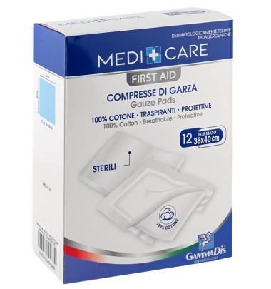 GARZA COTONE 36X40CM 12PZ