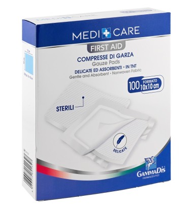 GARZA TNT 10X10CM 100PZ