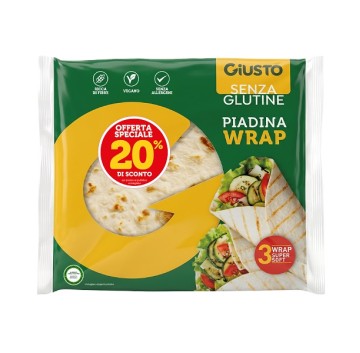 Giusto S/g Wrap Avena 3pz 20%