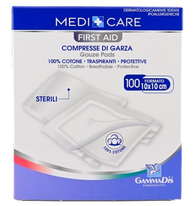 GARZA COTONE 10X10CM 100PZ