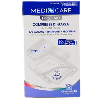 GARZA COTONE 18X40CM 12PZ