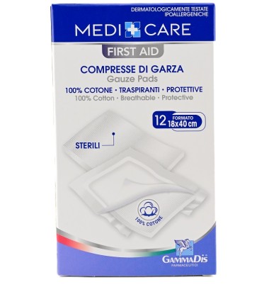 GARZA COTONE 18X40CM 12PZ