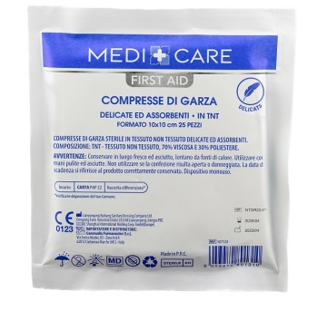 GARZA TNT 10X10CM 25PZ