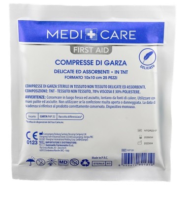 GARZA TNT 10X10CM 25PZ