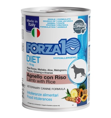 FORZA10 DIET AGNEL RISO UM CA