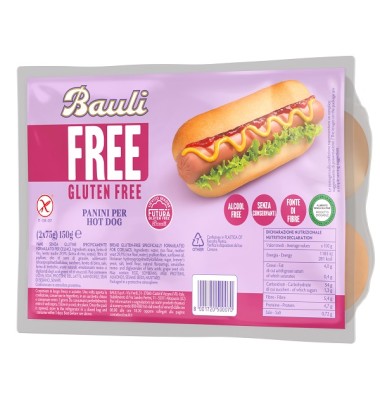 BAULI FREE Panini HotDog 2x75g