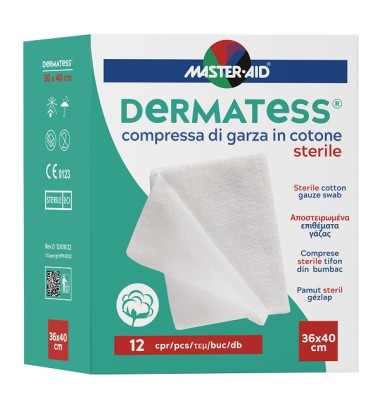 DERMATESS GARZA IODROF36X40 12PZ