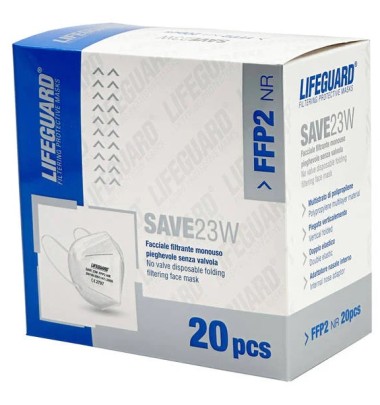 MASCHERINA LIFEGUARD FFP2 20PZ