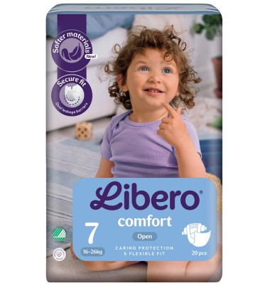 LIBERO Comf.7 XL+16-26Kg 20pz