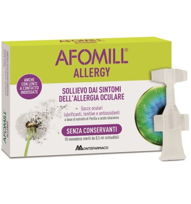 Afomill Allergy Gocce Ocul 10f
