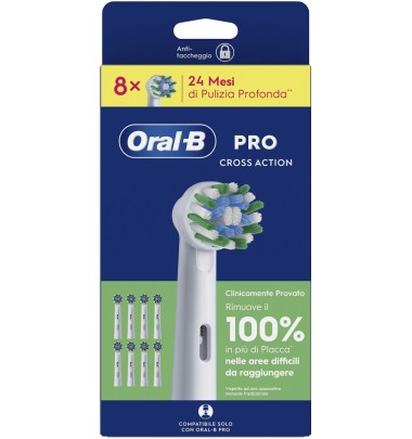 ORALB CROSSACTION REFILL 8PZ