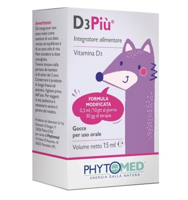 D3PIU  GOCCE 15ML