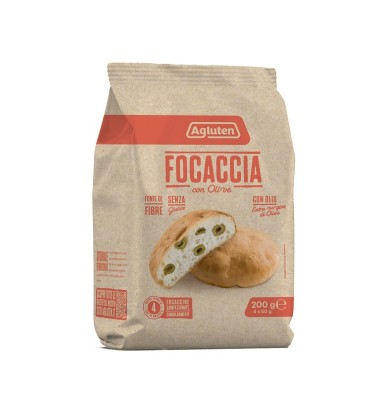 AGLUTEN Focaccina Olive 200g