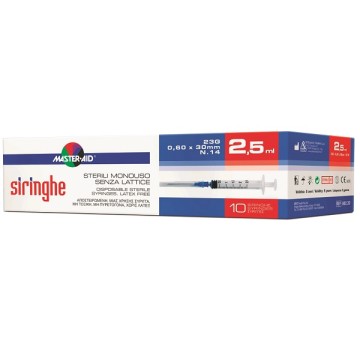 MASTER-AID SIRINGA  2,5ML 10PZ