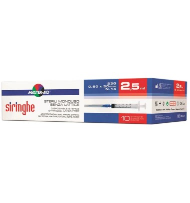MASTER-AID SIRINGA  2,5ML 10PZ