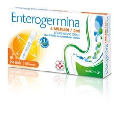 Enterogermina*os 10fl 4mld 5ml -OFFERTISSIMA-ULTIMI PEZZI-ULTIMI ARRIVI-PRODOTTO ITALIANO-