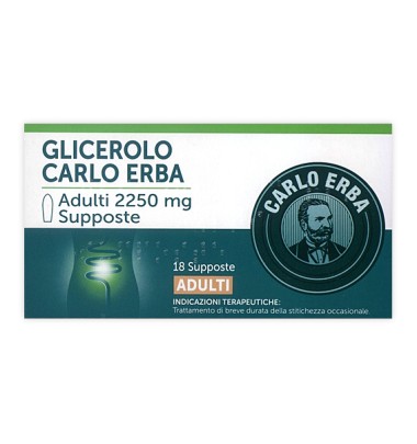 Glicerolo*ad 18supp 2250mg -ULTIMI ARRIVI-PRODOTTO ITALIANO-OFFERTISSIMA-ULTIMI PEZZI-