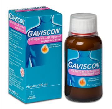 Gaviscon*os 500mg+267mg/10ml