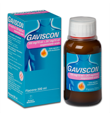 Gaviscon*os 500mg+267mg/10ml