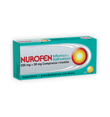 Nurofen Influen Raffredd*12cpr -ULTIMI ARRIVI-PRODOTTO ITALIANO-OFFERTISSIMA-ULTIMI PEZZI-