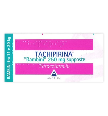 Tachipirina*bb 10supp 250mg -ULTIMI ARRIVI-PRODOTTO ITALIANO-OFFERTISSIMA-ULTIMI PEZZI-