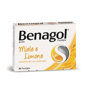Benagol*16past Miele Limone -OFFERTISSIMA-ULTIMI PEZZI-ULTIMI ARRIVI-PRODOTTO ITALIANO-