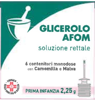GLICEROLO AFOM*6CONT 2,25G