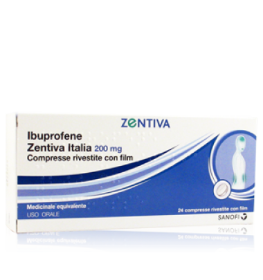 IBUPROFENE ZENT*24CPR 200MG