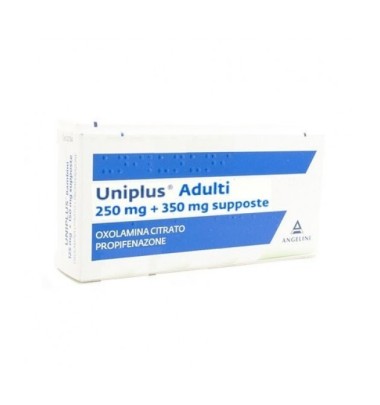 Uniplus*ad 10supp 250mg+350mg