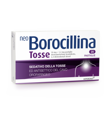 Neoborocillina Tosse*20pastl -OFFERTISSIMA-ULTIMI PEZZI-ULTIMI ARRIVI-PRODOTTO ITALIANO-