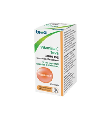 Vitamina C Teva*10cpr Eff 1g