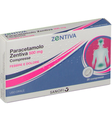 PARACETAMOLO ZENT*20CPR 500MG