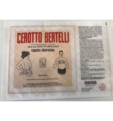 Cerotto Bertelli*grandecm16x24 -ULTIMI ARRIVI-OFFERTISSIMA-PRODOTTO ITALIANO-