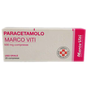PARACETAMOLO M.VITI*20CPR500MG