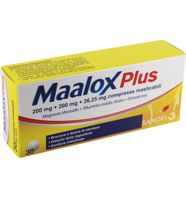 Maalox Plus*30cpr Mast