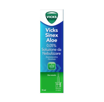 Vicks Sinex Aloe*neb 15ml0,05% -ULTIMI ARRIVI-PRODOTTO ITALIANO-OFFERTISSIMA-ULTIMI PEZZI-