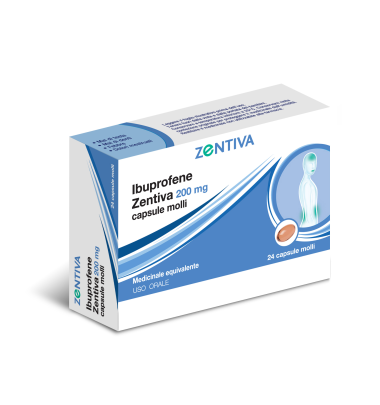 IBUPROFENE ZENT*24CPS 200MG