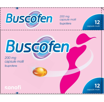 Buscofen*12cps Molli 200mg -ULTIMI ARRIVI-PRODOTTO ITALIANO-OFFERTISSIMA-ULTIMI PEZZI-