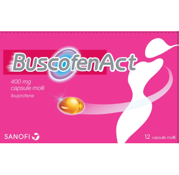 Buscofenact*12cps 400 mg -ULTIMI ARRIVI-PRODOTTO ITALIANO-OFFERTISSIMA-ULTIMI PEZZI-