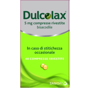 DULCOLAX*40CPR RIV 5MG -OFFERTISSIMA-ULTIMI PEZZI-ULTIMI ARRIVI-PRODOTTO ITALIANO-