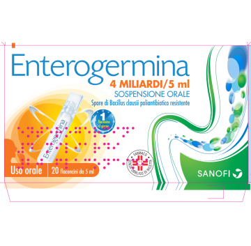 ENTEROGERMINA-OS 20FL 4MLD/5ML -OFFERTISSIMA-ULTIMI PEZZI- 