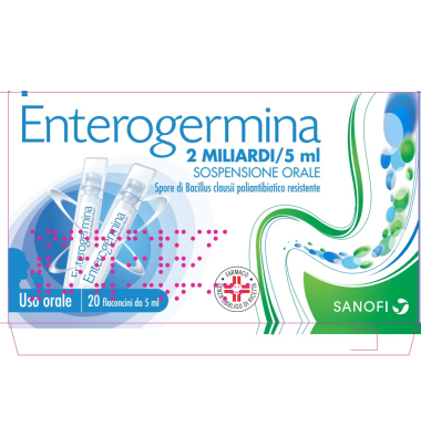 Enterogermina*os 20fl 2mld/5ml -OFFERTISSIMA-ULTIMI PEZZI-ULTIMI ARRIVI-PRODOTTO ITALIANO-