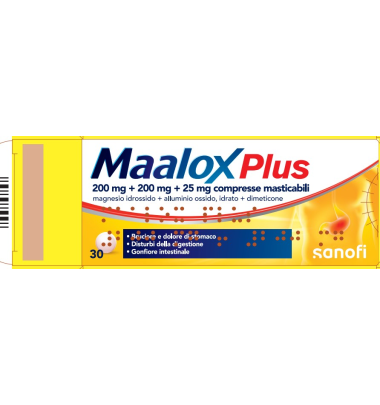 Maalox Plus*30cpr Mast -OFFERTISSIMA-ULTIMI PEZZI-ULTIMI ARRIVI-PRODOTTO ITALIANO-