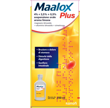 MAALOX PLUS*OS SOSP 4+3,5+0,5% -OFFERTISSIMA-ULTIMI PEZZI-ULTIMI ARRIVI-PRODOTTO ITALIANO-