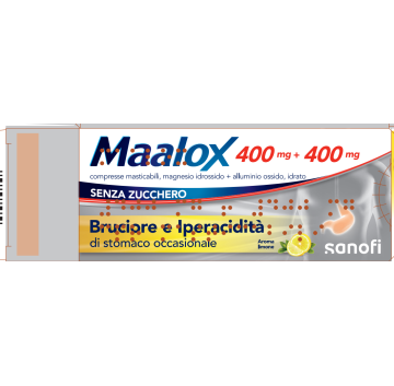 MAALOX*30CPR MAST 400+400MG S/Z