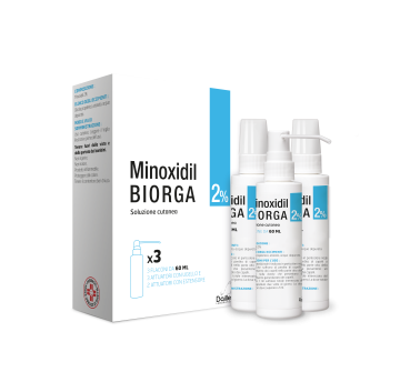 MINOXIDIL BIORGA*SOL CUT 3FL2%