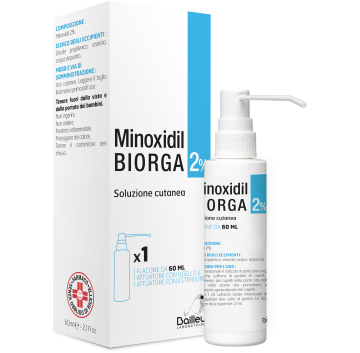 MINOXIDIL BIORGA*SOL CUT 60ML2%