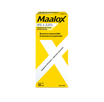 Maalox*os Sosp 250ml 4+3,5% Me -OFFERTISSIMA-ULTIMI PEZZI-ULTIMI ARRIVI-PRODOTTO ITALIANO-