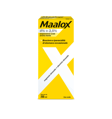 Maalox*os Sosp 250ml 4+3,5% Me -OFFERTISSIMA-ULTIMI PEZZI-ULTIMI ARRIVI-PRODOTTO ITALIANO-