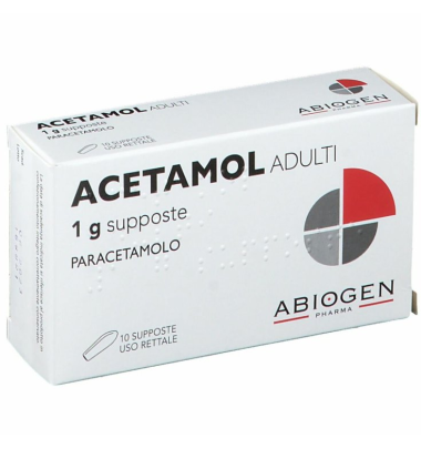 ACETAMOL*AD 10 SUP. 1 G